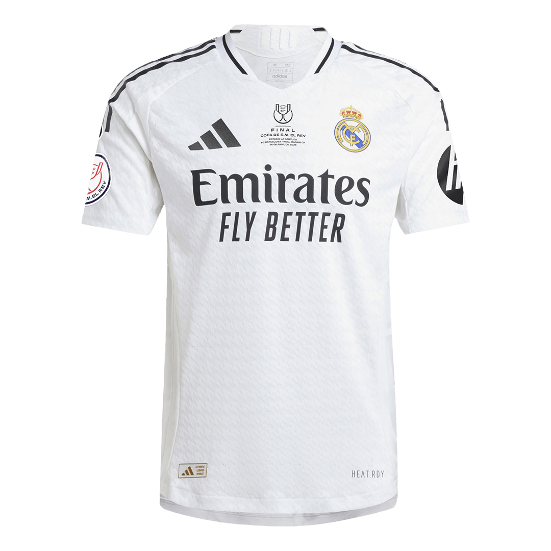 Real Madrid Tröja 2024/25 Hemma Vit Final