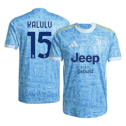 Juventus Tröja KALULU #15 2025/26 Borta Blå