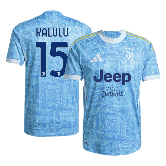 Juventus Tröja KALULU #15 2025/26 Borta Blå
