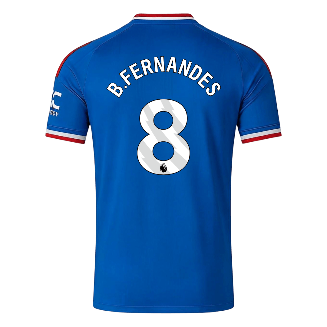 Manchester United Tröja B. FERNANDES #8 2026/27 Borta Blå-3