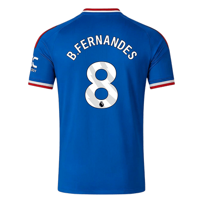 Manchester United Tröja B. FERNANDES #8 2026/27 Borta Blå-3