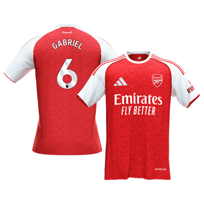 GABRIEL #6 Arsenal Tröja 2025/26 Hemma Premium Röd
