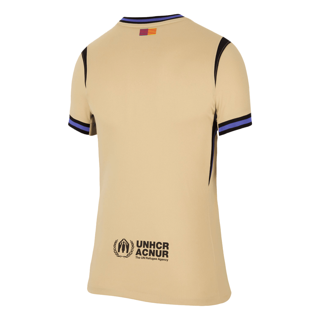 Barcelona Tröja 2025/26 Borta Gul Dam-11