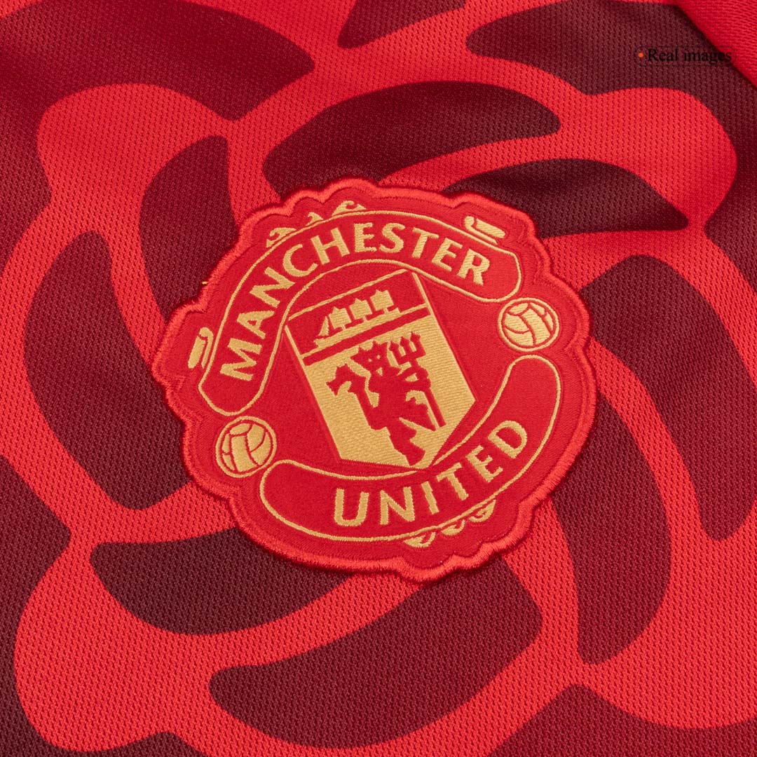Manchester United Tröja 2025/26 Långärmad Röd-7