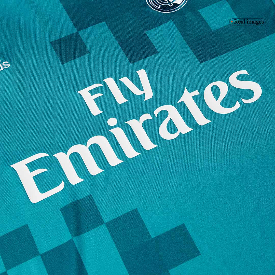 Real Madrid Tredjetröja 2017/18 Retro Tröja
 Blå