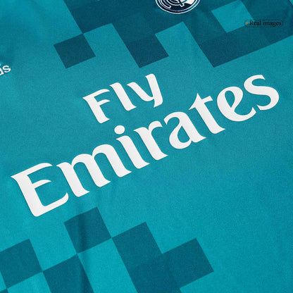 Real Madrid Tredjetröja 2017/18 Retro Tröja
 Blå-4