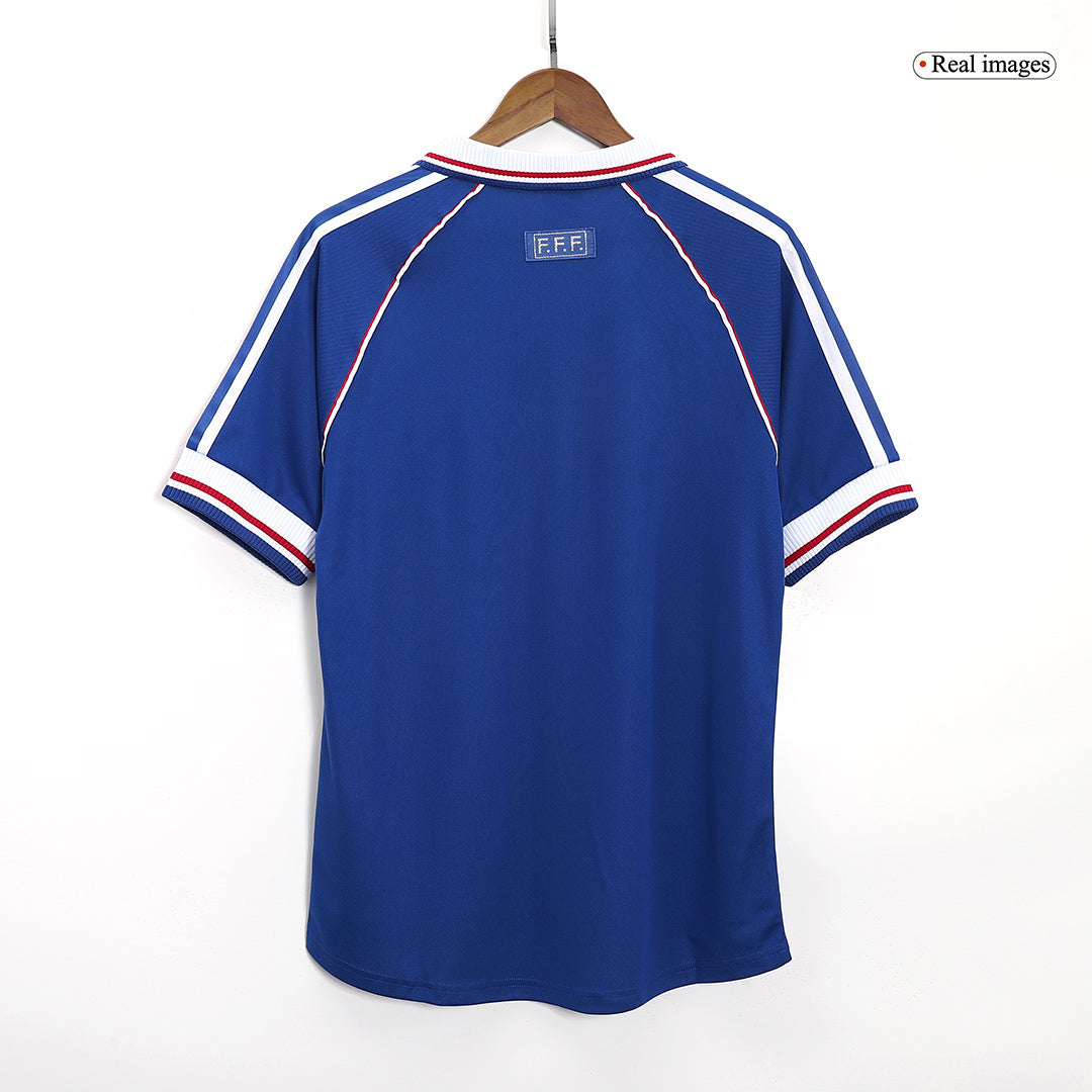 Frankrike Hemmatröja 1998 Retro Tröja
 Blå