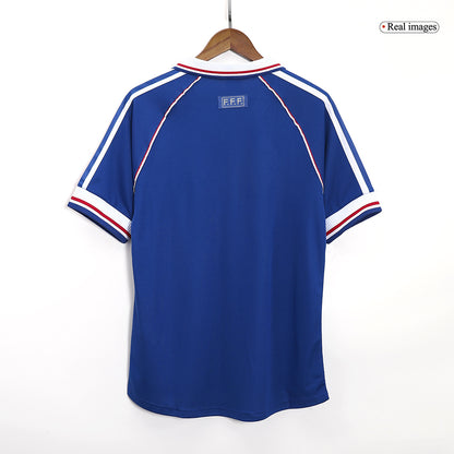 Frankrike Hemmatröja 1998 Retro Tröja
 Blå-9