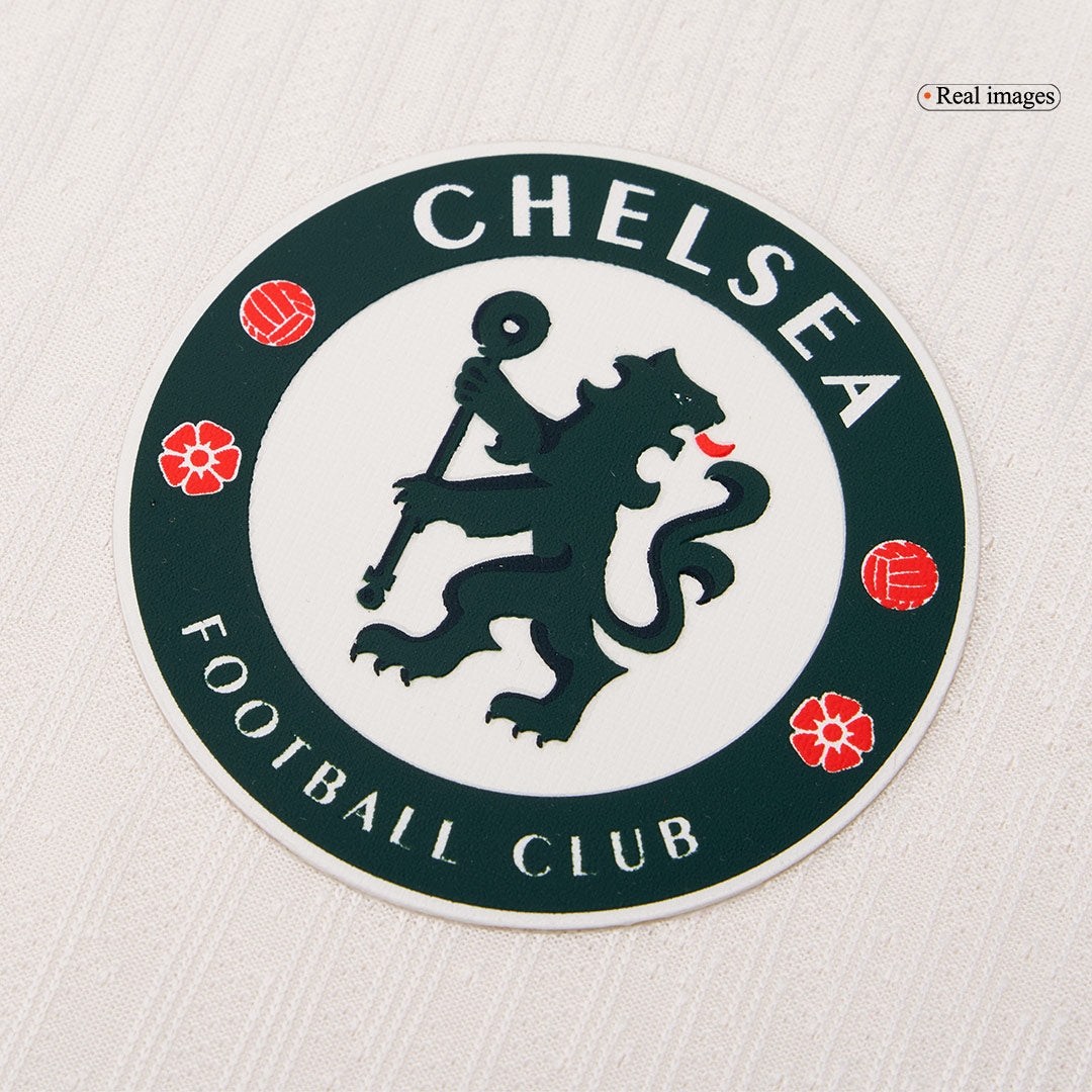 Chelsea Tröja PALMER #10 2025/26 Borta Vit - UCL-5