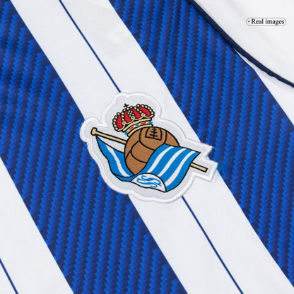 Real Sociedad Tröja 2025/26 Hemma Blå & Vit-7