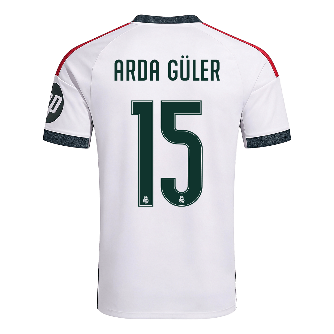 ARDA GÜLER #15 Real Madrid Tröja 2026/27 Hemma Premium Vit