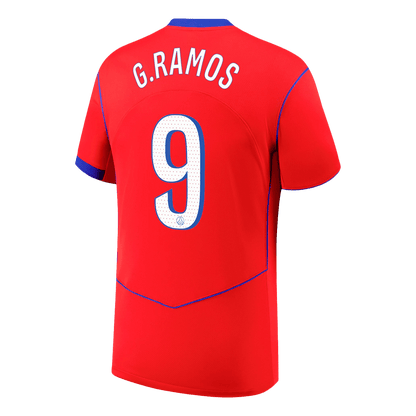 PSG Tröja G.RAMOS #9 2025/26 Tredje Röd-8