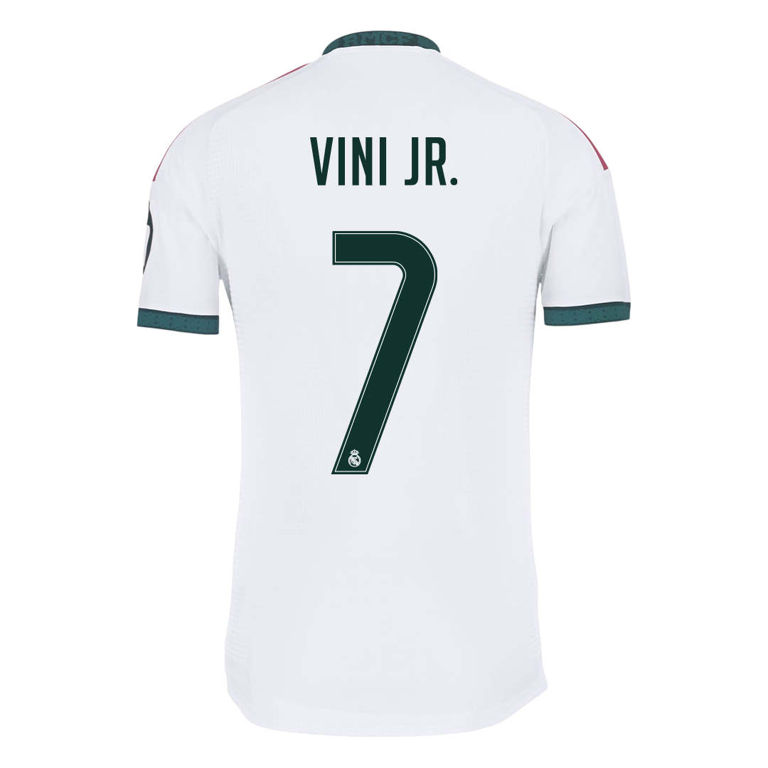 Real Madrid Tröja VINI JR. #7 2026/27 Hemma Autentisk Vit
