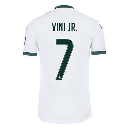 Real Madrid Tröja VINI JR. #7 2026/27 Hemma Autentisk Vit-2
