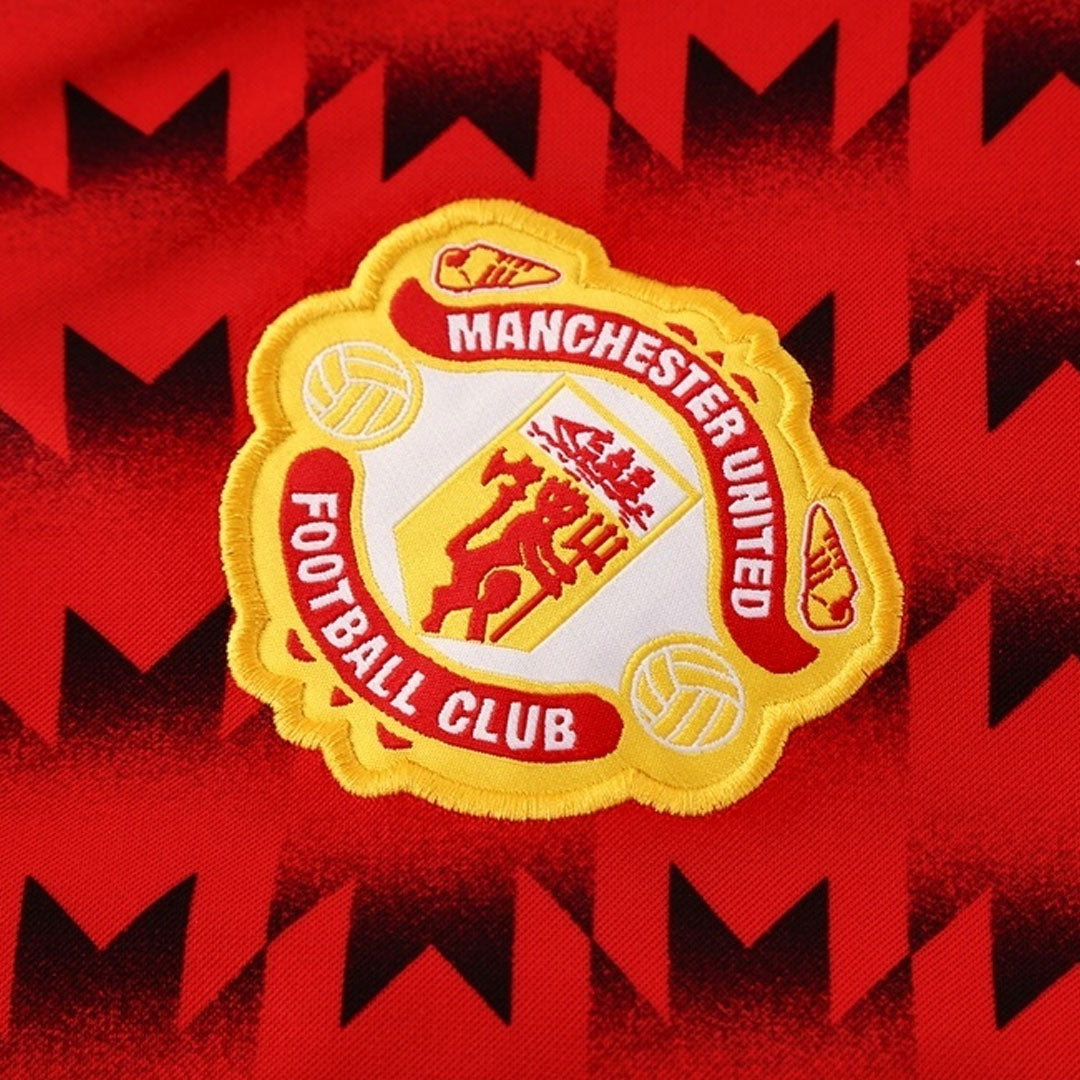 Manchester United Träningsset (Jacka+Byxor) 2025/26 Röd & Svart-17