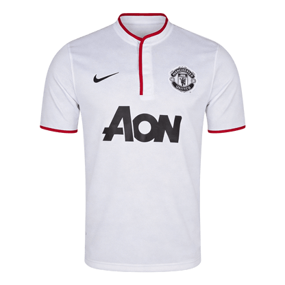 Manchester United Bortatröja 2013/14 Retro Tröja
 Vit