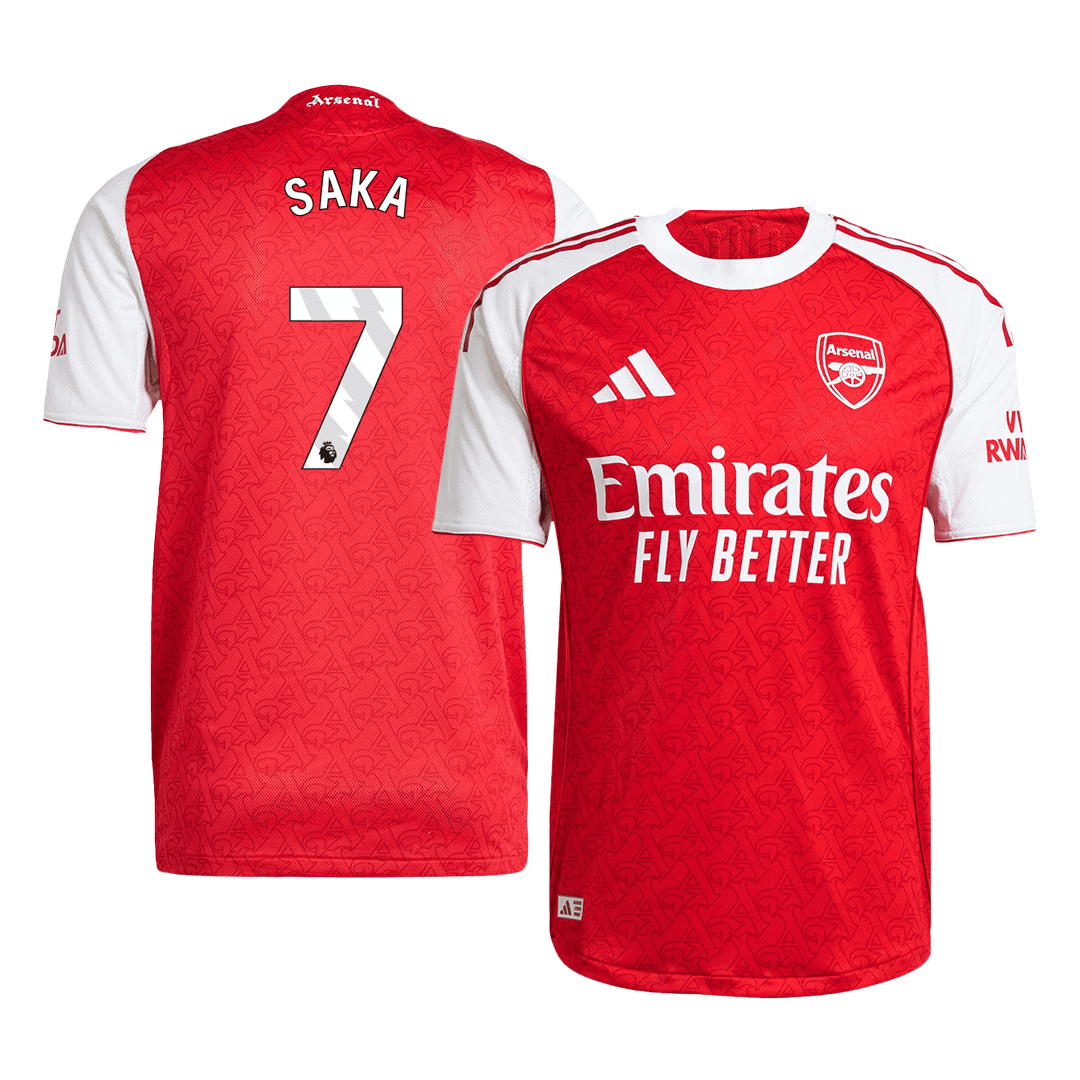 Arsenal Tröja SAKA #7 2025/26 Hemma Röd