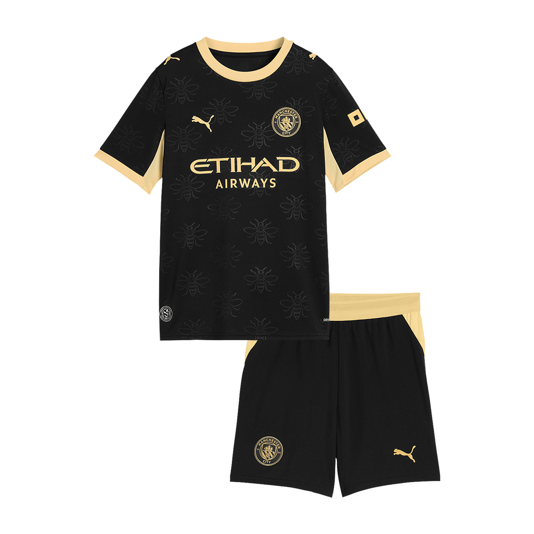 Manchester City Tröja 2026/27 Borta Svart Barn