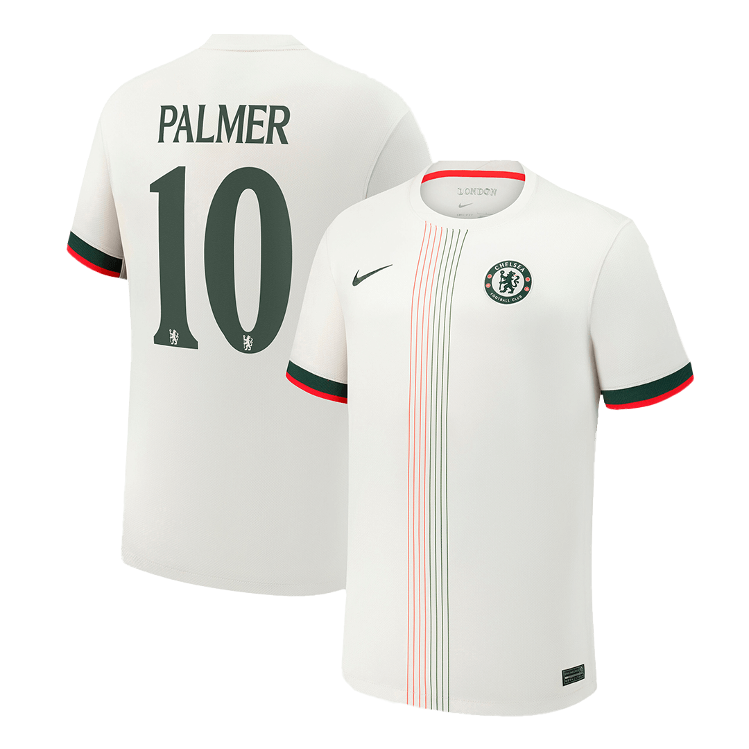 Chelsea Tröja PALMER #10 2025/26 Borta Vit - UCL
