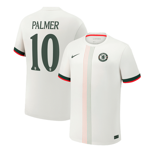 Chelsea Tröja PALMER #10 2025/26 Borta Vit - UCL