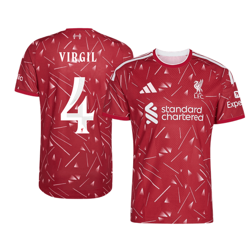 Liverpool Tröja VIRGIL #4 2026/27 Hemma Autentisk Röd - UCL
