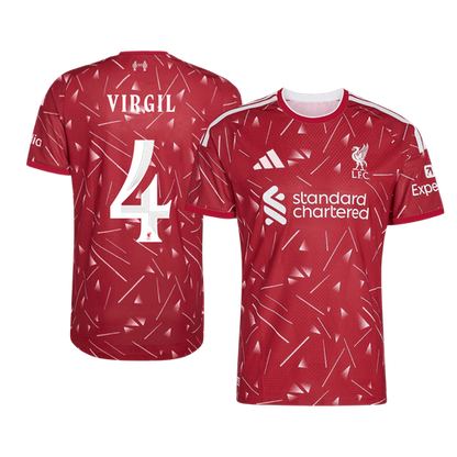 Liverpool Tröja VIRGIL #4 2026/27 Hemma Autentisk Röd - UCL