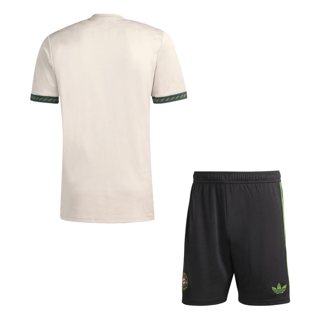 Bayern Munich Tröja ställ 2025/26 Beige