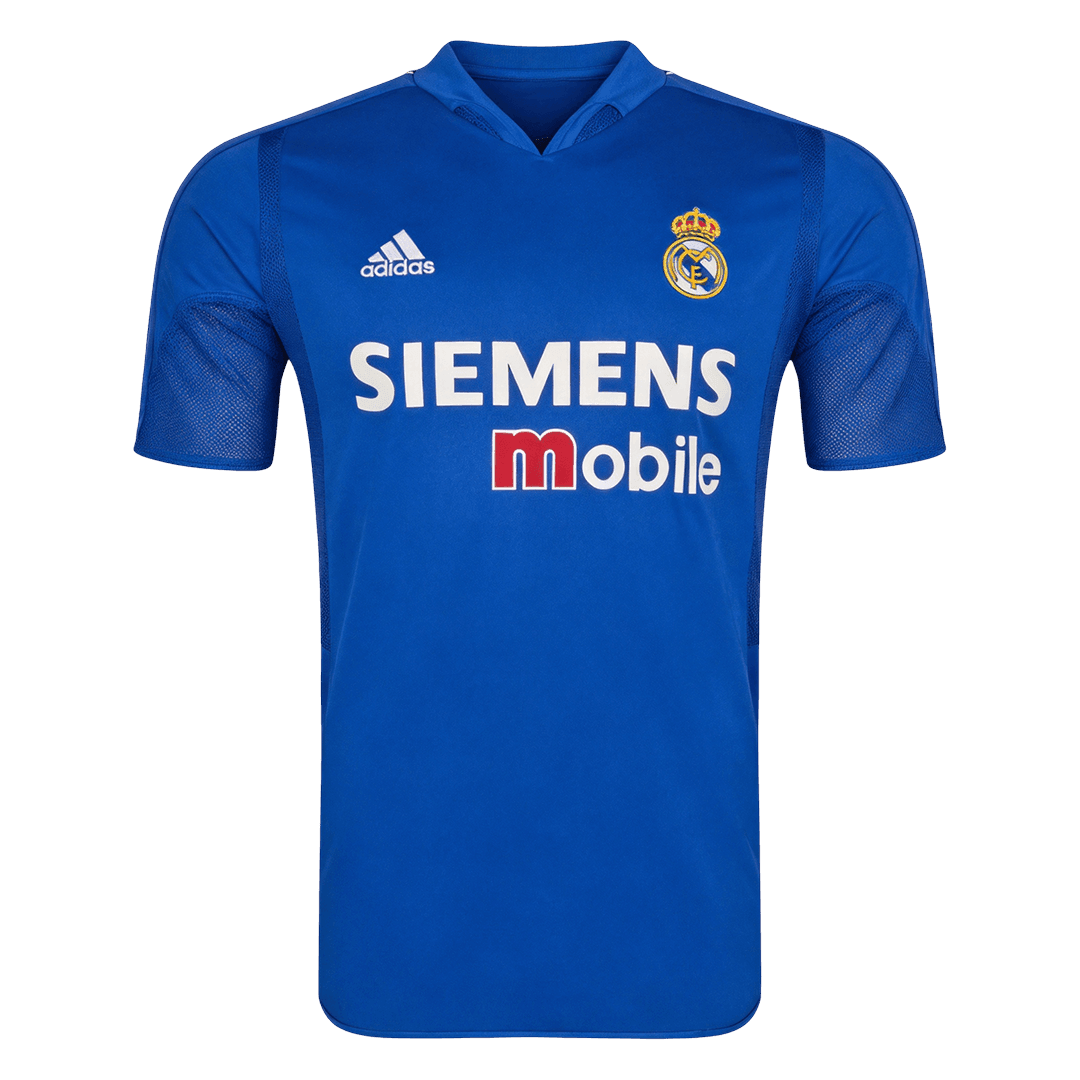 Real Madrid Bortatröja 2004/05 Retro Tröja
 Blå