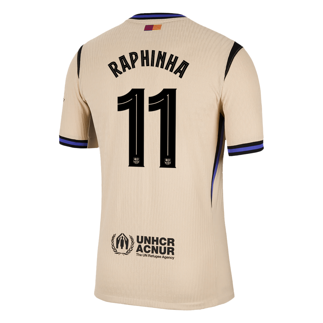Barcelona Tröja RAPHINHA #11 2025/26 Borta Gul - UCL