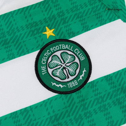 Celtic Tröja 2025/26 Hemma Green&White Barn-10