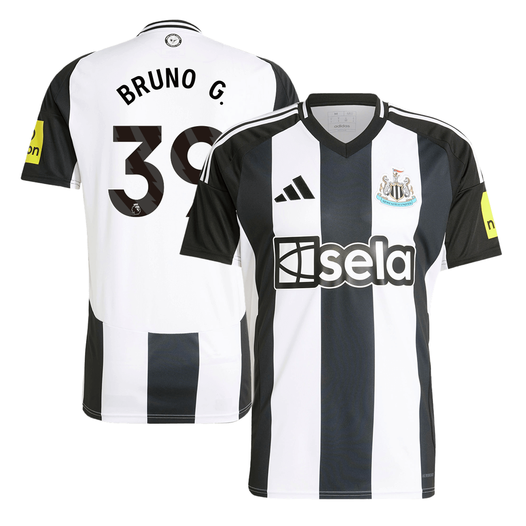 Newcastle United Tröja BRUNO G. #39 2024/25 Hemma Svart & Vitt