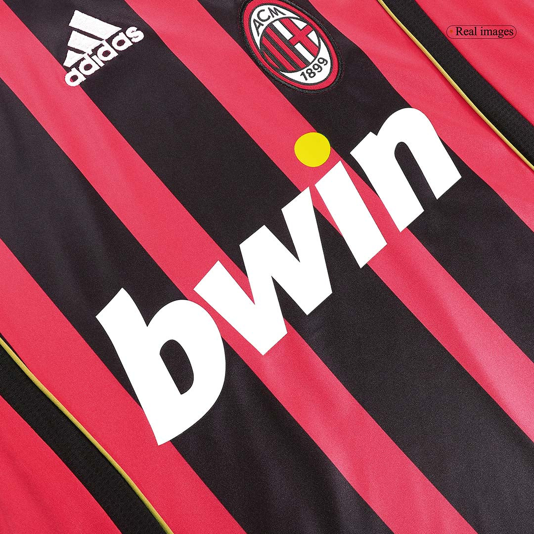 RONALDO #99 AC Milan Hemmatröja 2006/07 Retro Tröja
 Röd & Svart-4