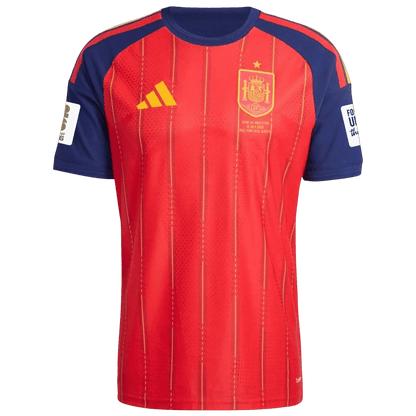 Spanien Tröja 2026 Hemma Autentisk Röd Final-2