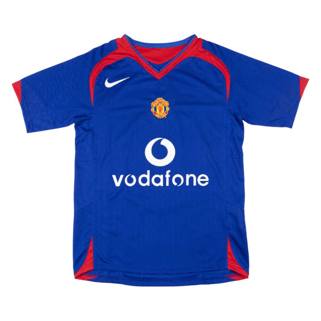 Manchester United Bortatröja 2005/06 Retro Tröja
 Blå