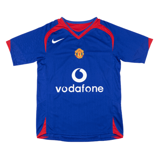 Manchester United Bortatröja 2005/06 Retro Tröja
 Blå