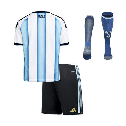 Argentina Tröja 2026 Hemmaställ Blå & Vit Barn-10