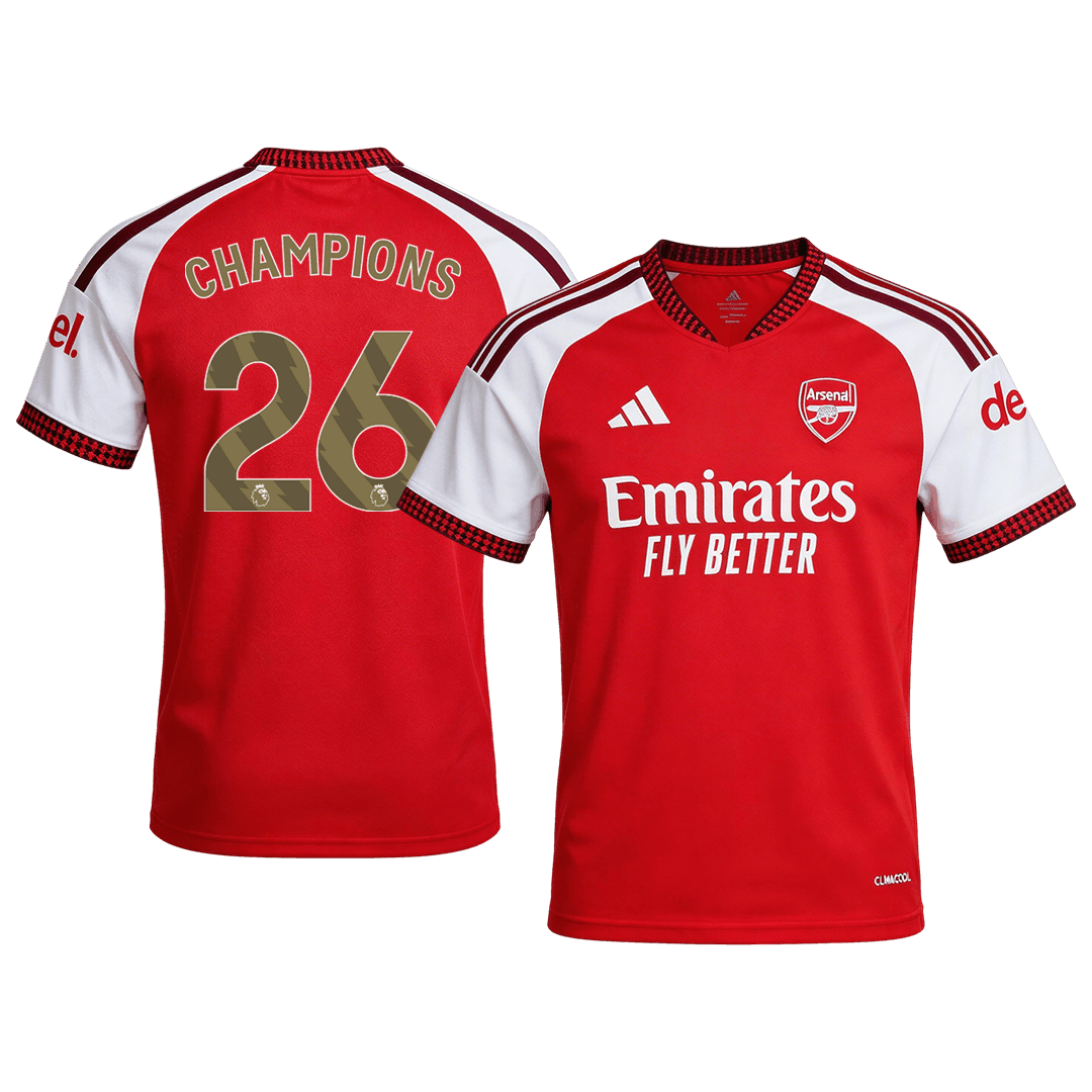 Arsenal Tröja CHAMPIONS #26 2026/27 Hemma Röd