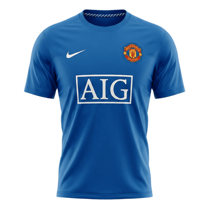 Manchester United Tredjetröja 2008/09 Retro Tröja
 Blå