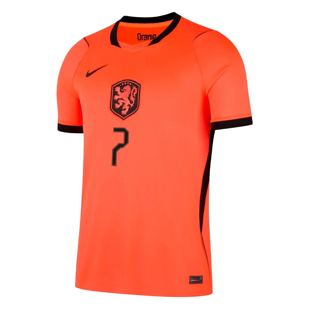 Nederländerna Tröja XAVI #7 2026 Hemma Orange