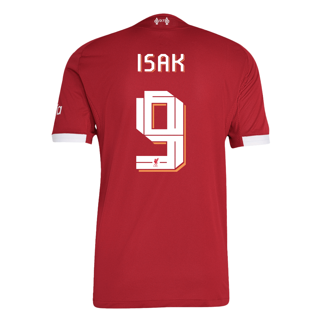 Liverpool Tröja ISAK #9 2025/26 Hemma Röd - UCL-10