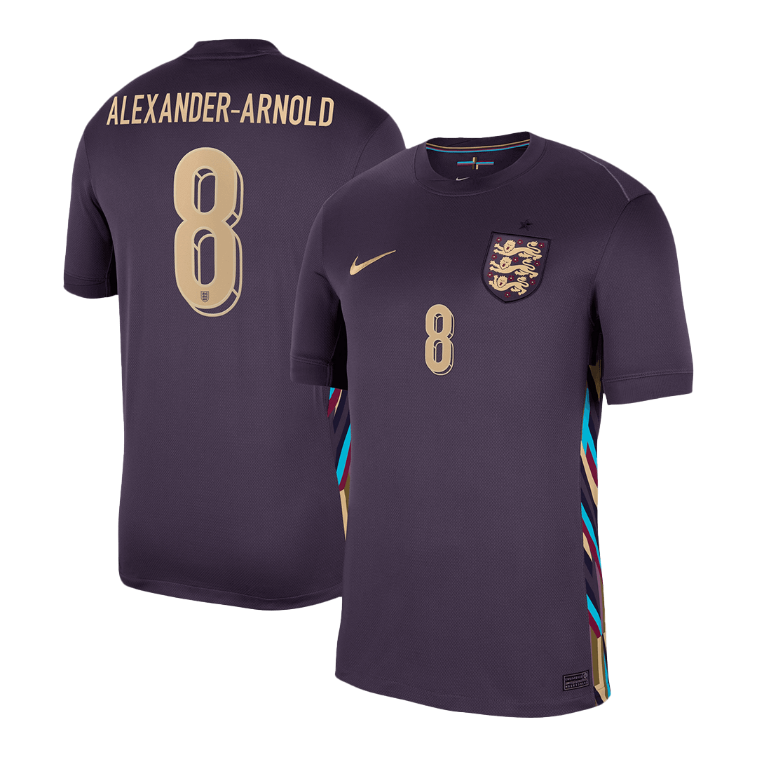 England Tröja ALEXANDER-ARNOLD #8 Euro 2024 Borta Lila