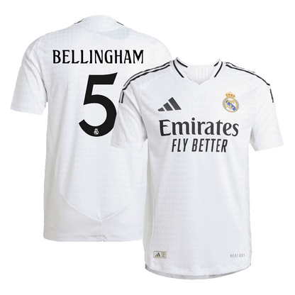 Real Madrid Tröja BELLINGHAM #5 2024/25 Hemma Vit