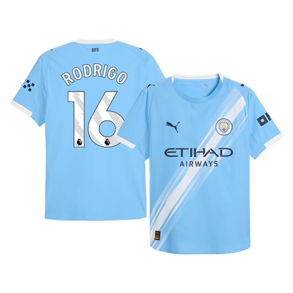 Manchester City Tröja RODRIGO #16 2025/26 Hemma Blå