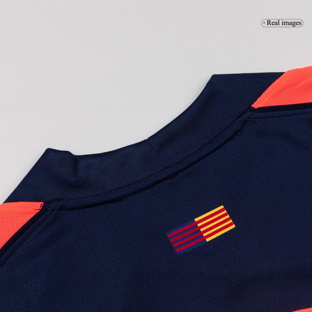 Barcelona Tröja 2025/26 Tredje Långärmad Orange-3