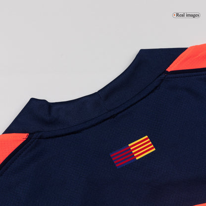 Barcelona Tröja 2025/26 Tredje Långärmad Orange-3