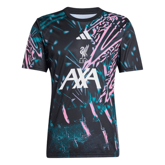 Liverpool Tröja 2025/26 Före match Svart