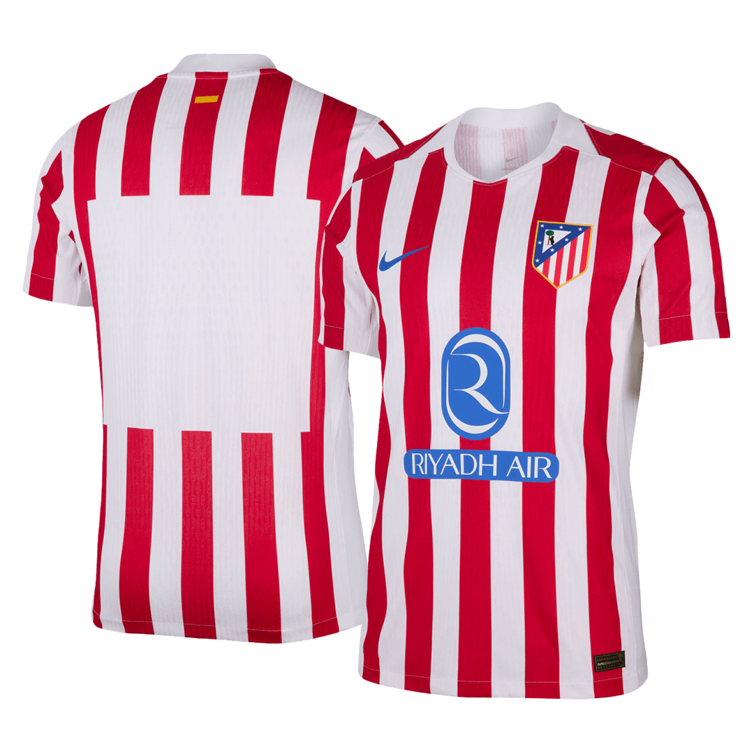 Atletico Madrid Tröja 2025/26 Hemma Autentisk Röd & Vit