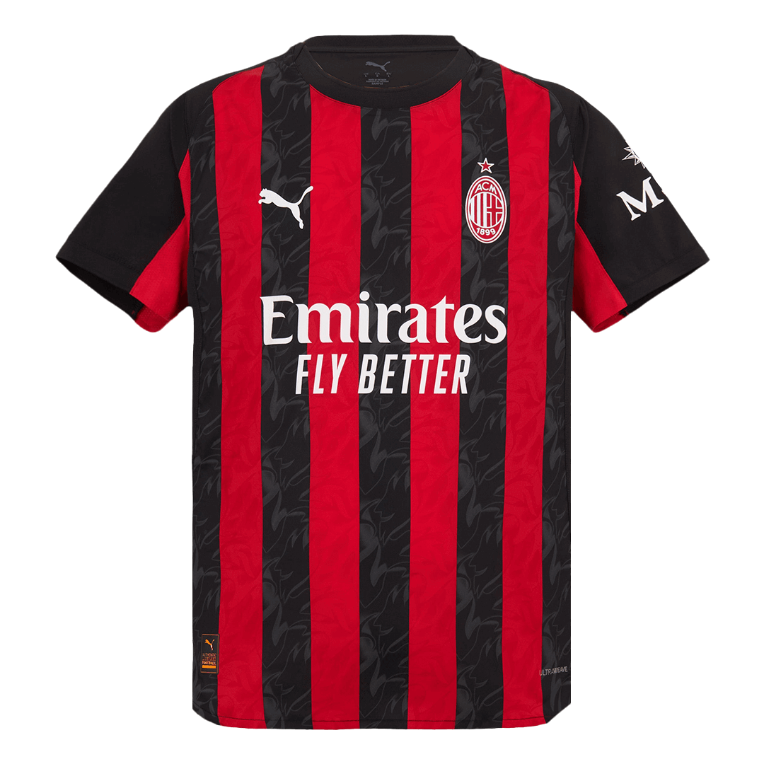 AC Milan Tröja 2025/26 Hemma Röd & Svart