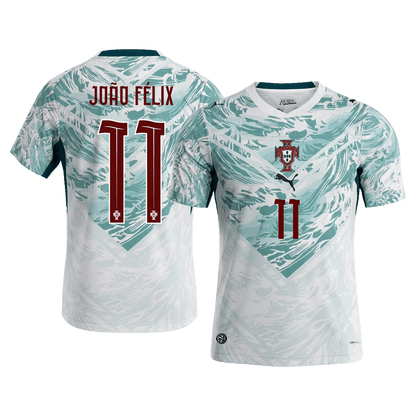 Portugal Tröja JOÃO FÉLIX #11 2026 Borta White&Green