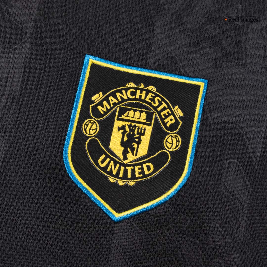 Manchester United Tröja 2025/26 Tredje Svart Dam-8